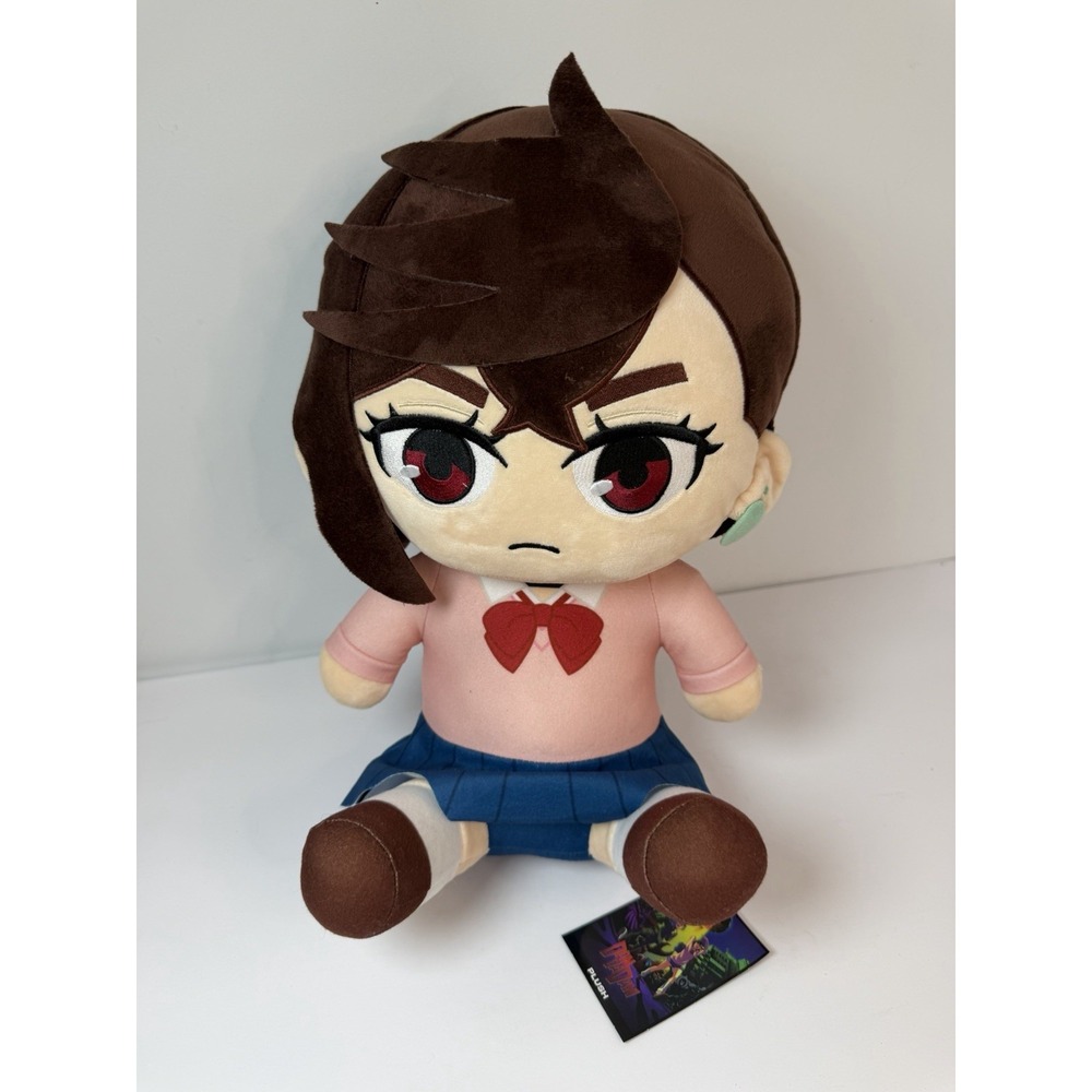 14" inch Dandadan Plush Sitting Momo Ayase Round 1 Exclusive Toy